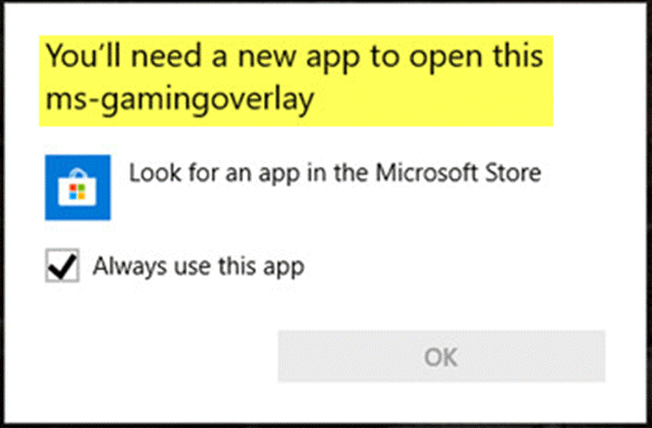 Get start link. Приложение MS gamingoverlay. Вам понадобится новое приложение чтобы открыть эту ссылку MS-gamingoverlay. Вам понадобится новое приложение чтобы открыть этот MS-Gaming Overlay. Link Windows.
