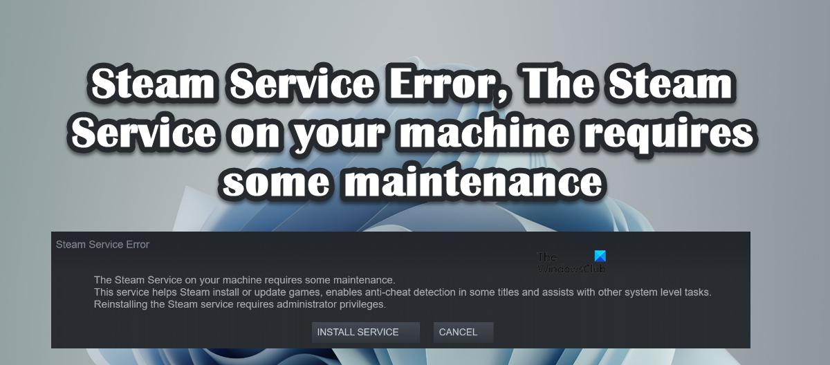 Service error