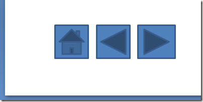 Кнопки действий на слайде PowerPoint